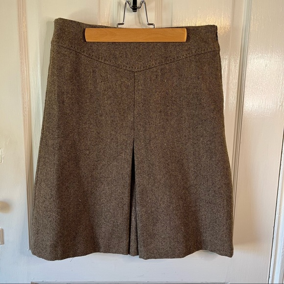 Wool Blend Brown A-Line Gap Skirt Size 4 - Picture 1 of 6
